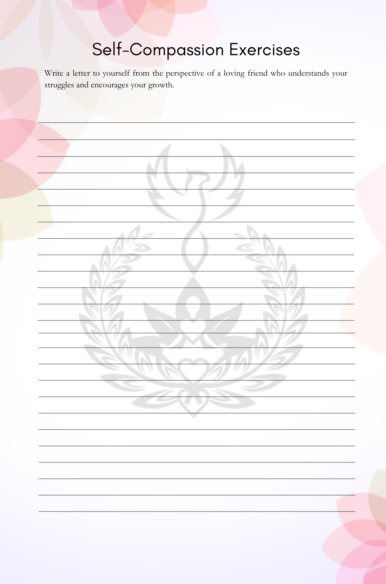 The Sacred Self-Love Inspirational Digital Workbook - Image 2