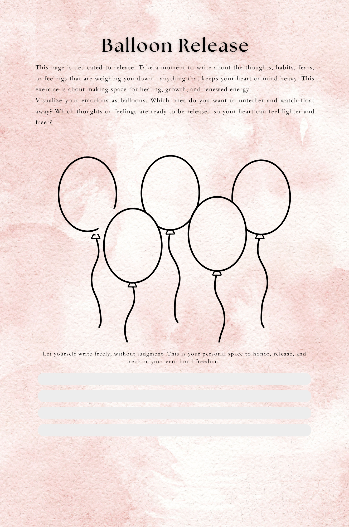 Healing After Heartbreak Inspirational Workbook - Image 3